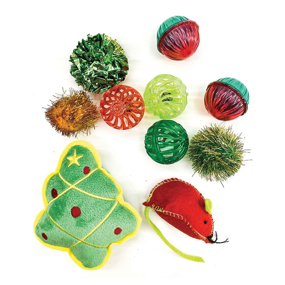 Kitty Play – Christmas Cat Toy Stocking