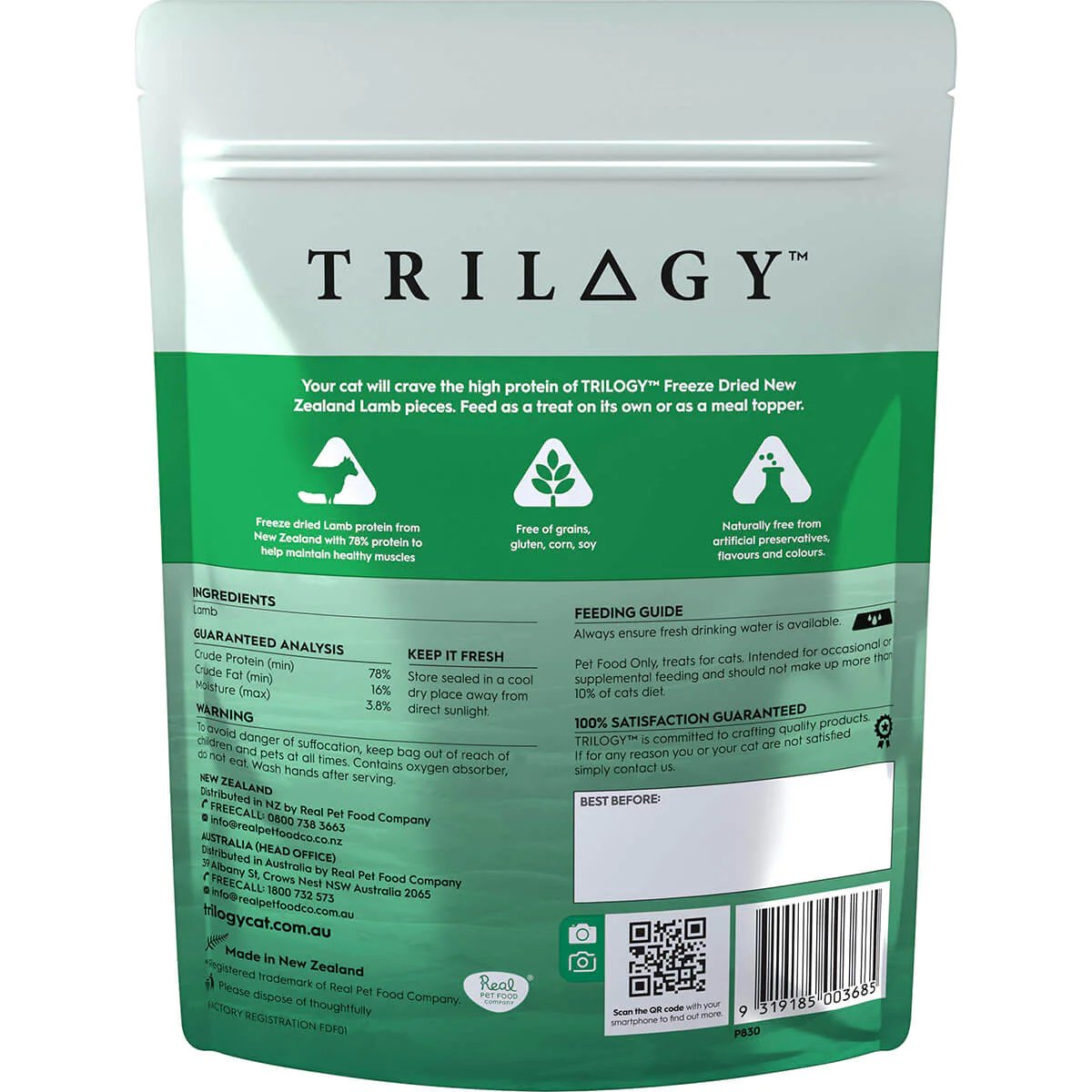 Trilogy – Freeze Dried Cat Treats