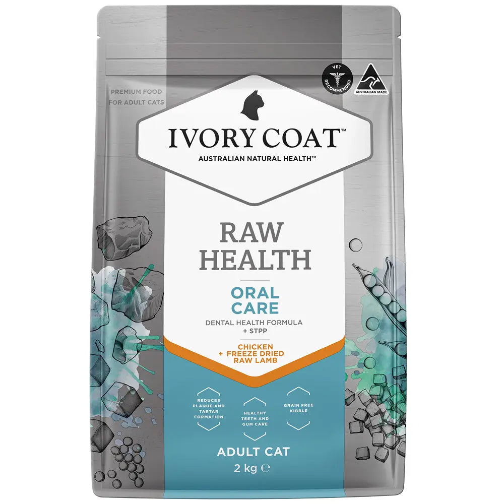 Ivory Coat – Adult Cat Food – Raw Health – Oral Care