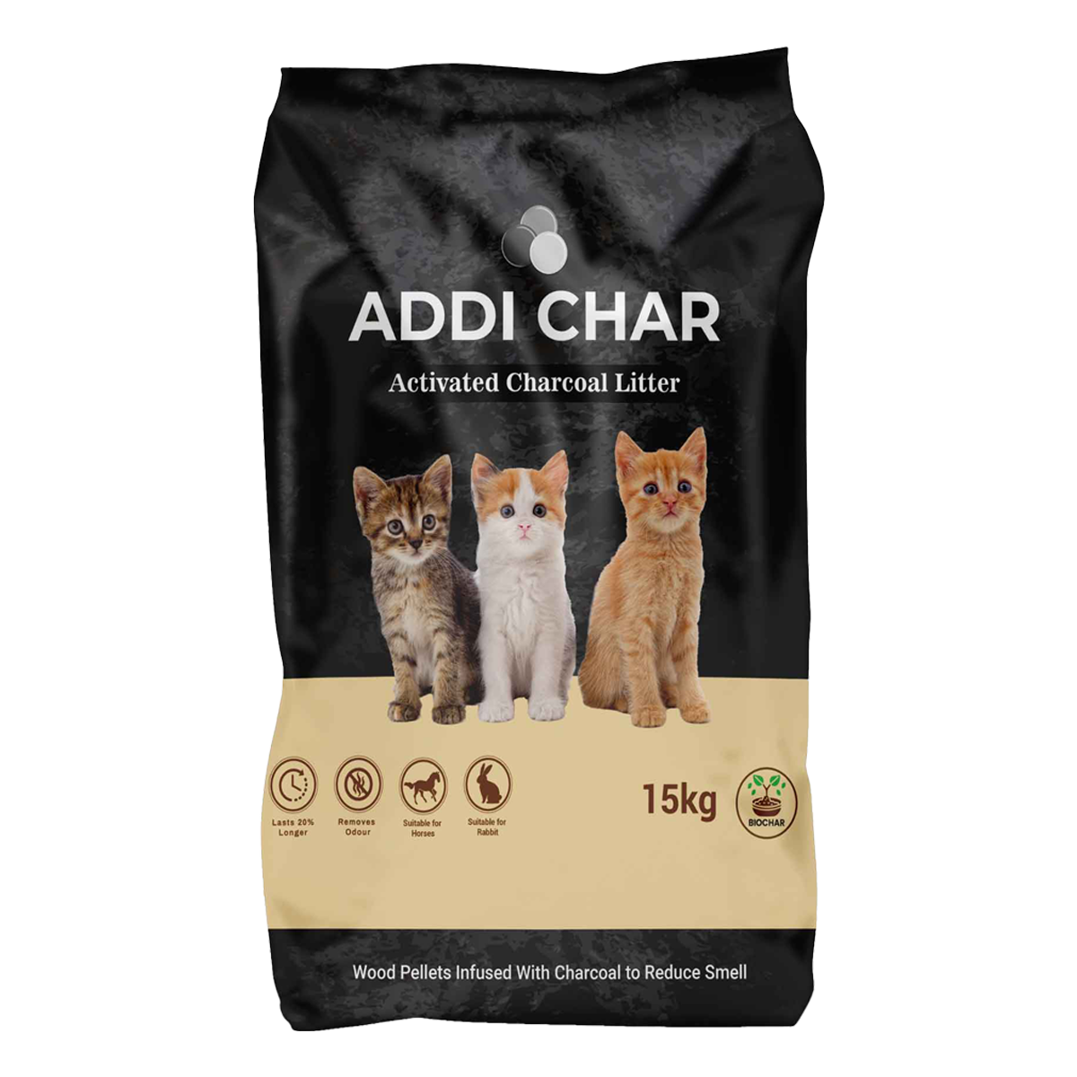 ADDI CHAR – Activated Charcoal Cat Litter