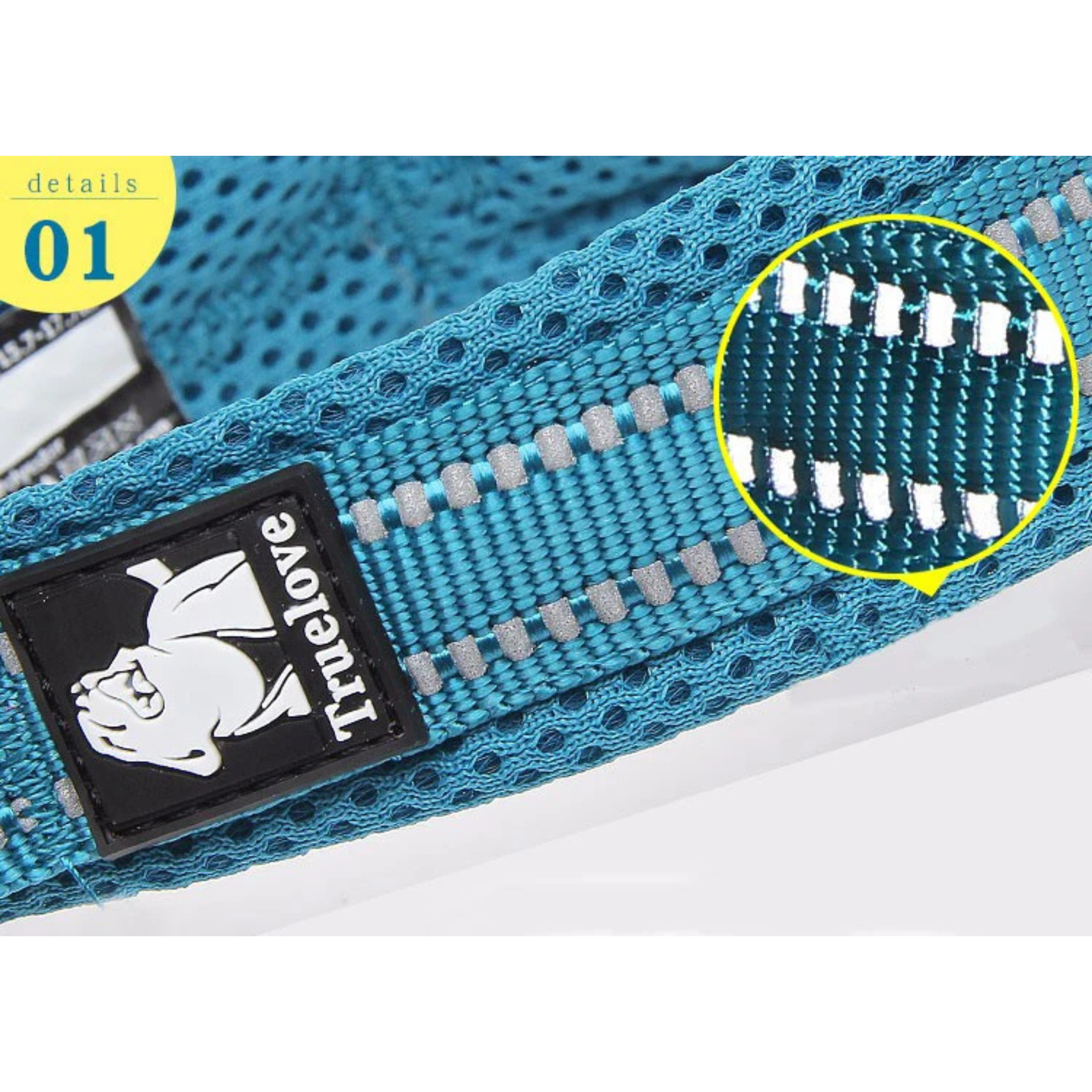 Heavy Duty Reflective Dog Collar - Black