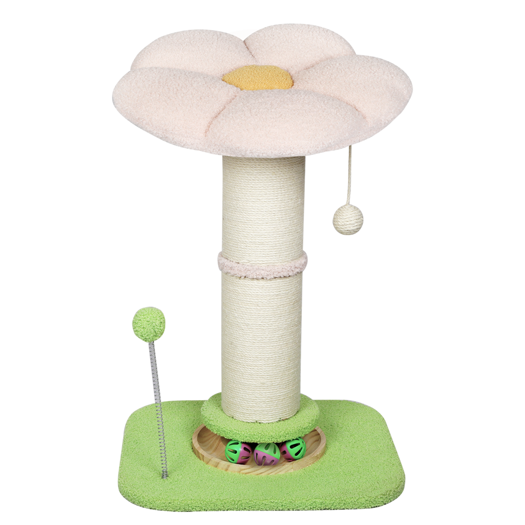 Pawz Cat Scratching Post Flower 61.5cm Cat Tree Tower