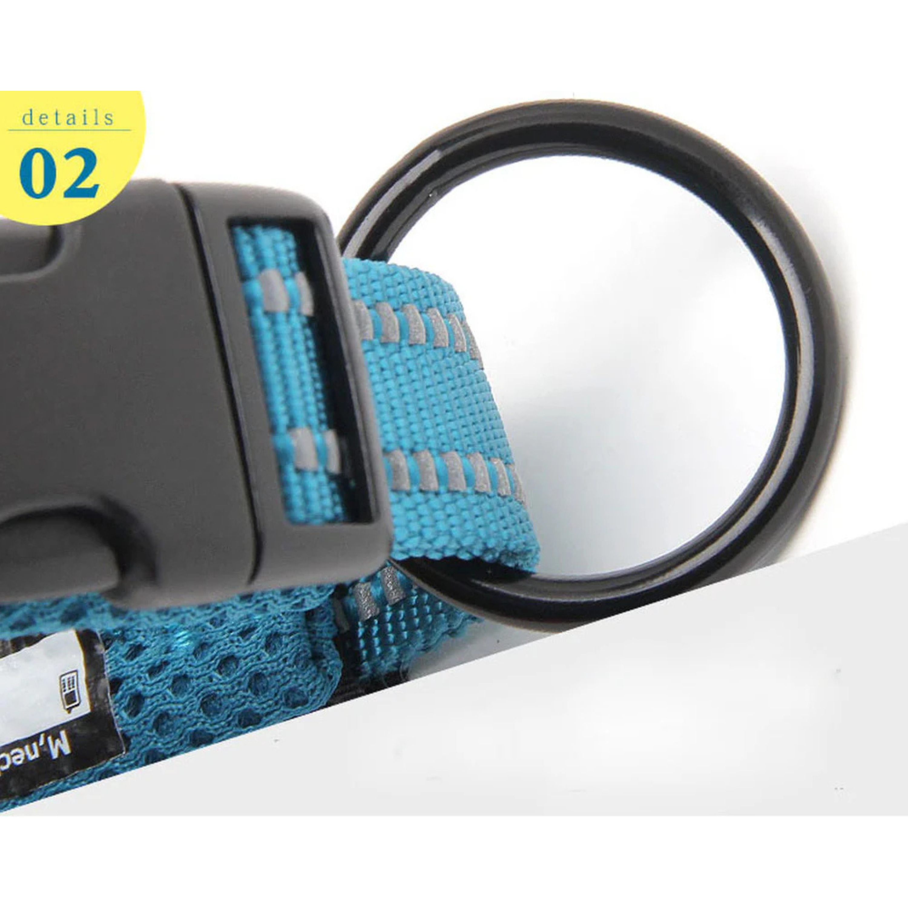 Heavy Duty Reflective Dog Collar - Black