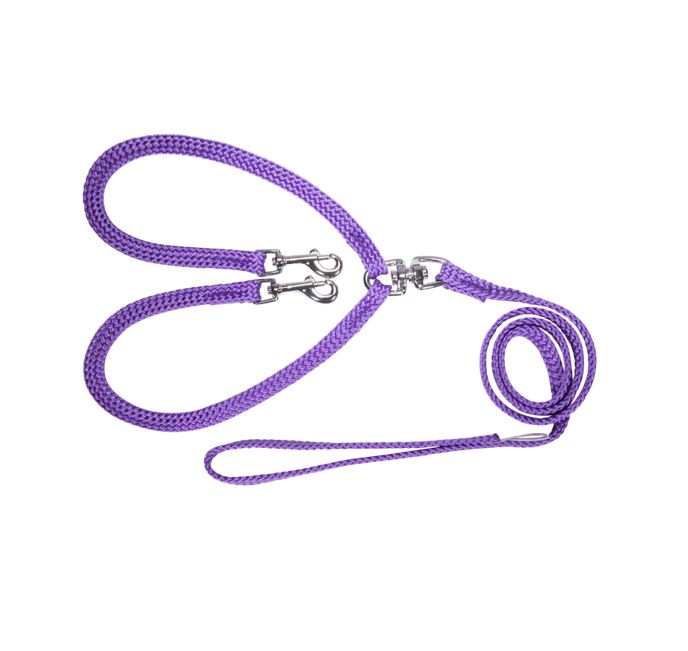 Beau Pets – Single Nylon – Brace Lead For Walking 2 Dogs