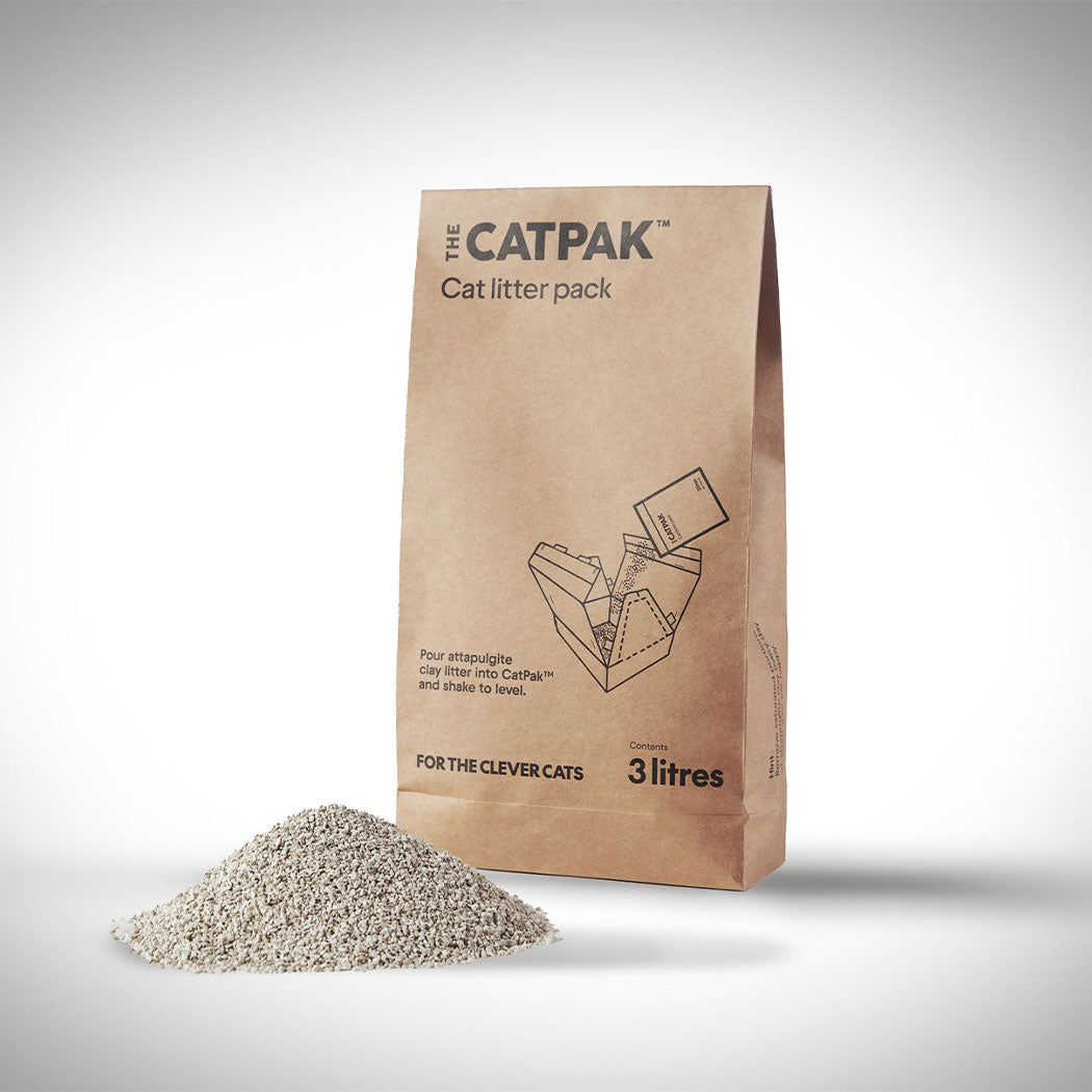 Portable Cat LItter Box 2x 3L Cat Litter 6Ltr With Box-1864183254538653699