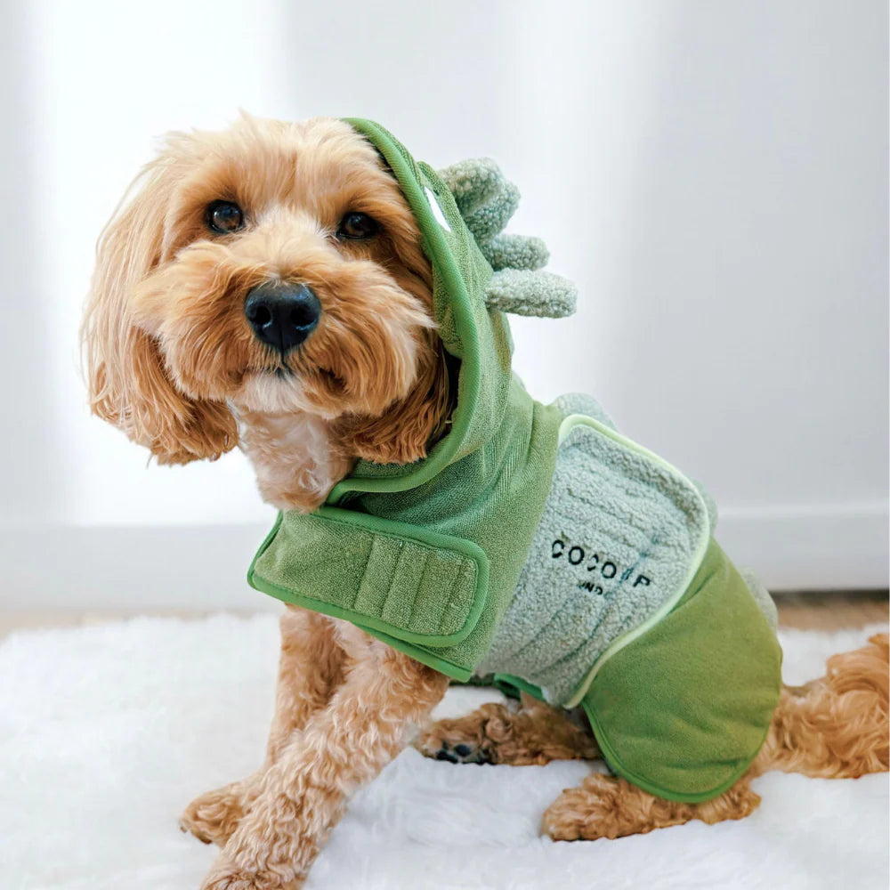 Cocopup London – Premium Dino Pup Drying Robe