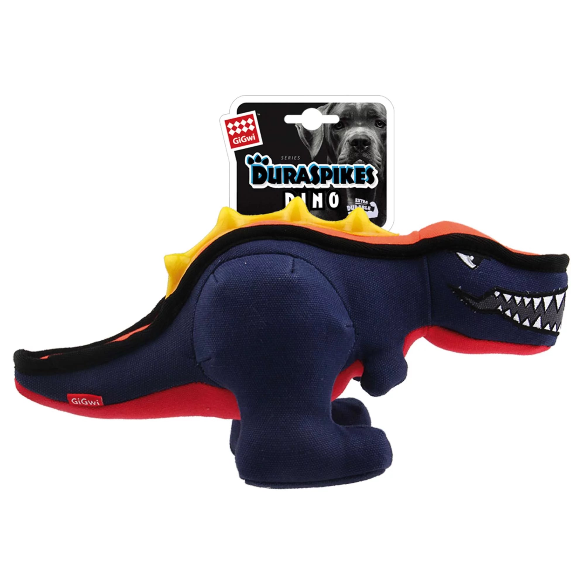GiGwi – Duraspikes – Dino T-Rex Interactive Play Dog Toy