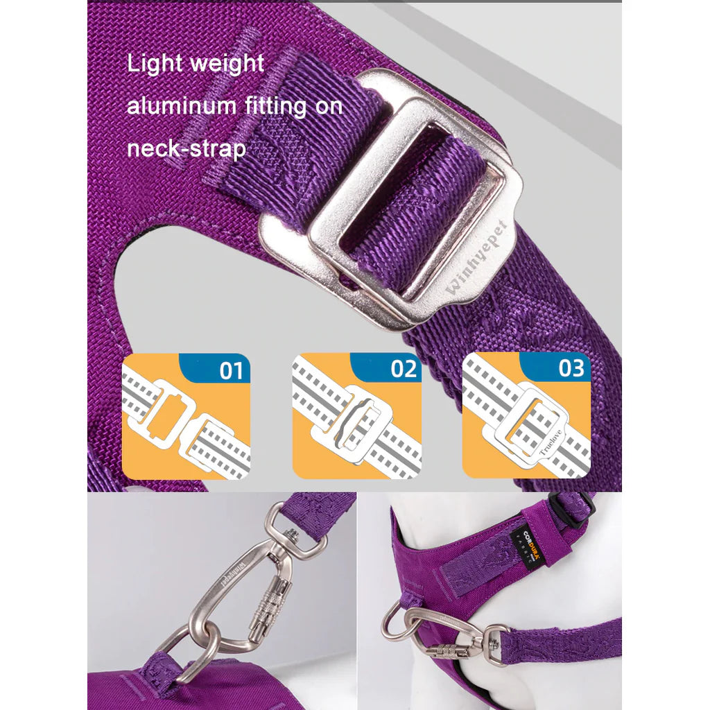 The Houdini-Proof Cordura® Dog Harness - Army Green