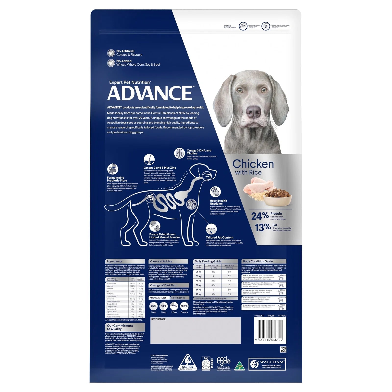Advance – Adult Dog Food – Large Breed – Healthy Ageing