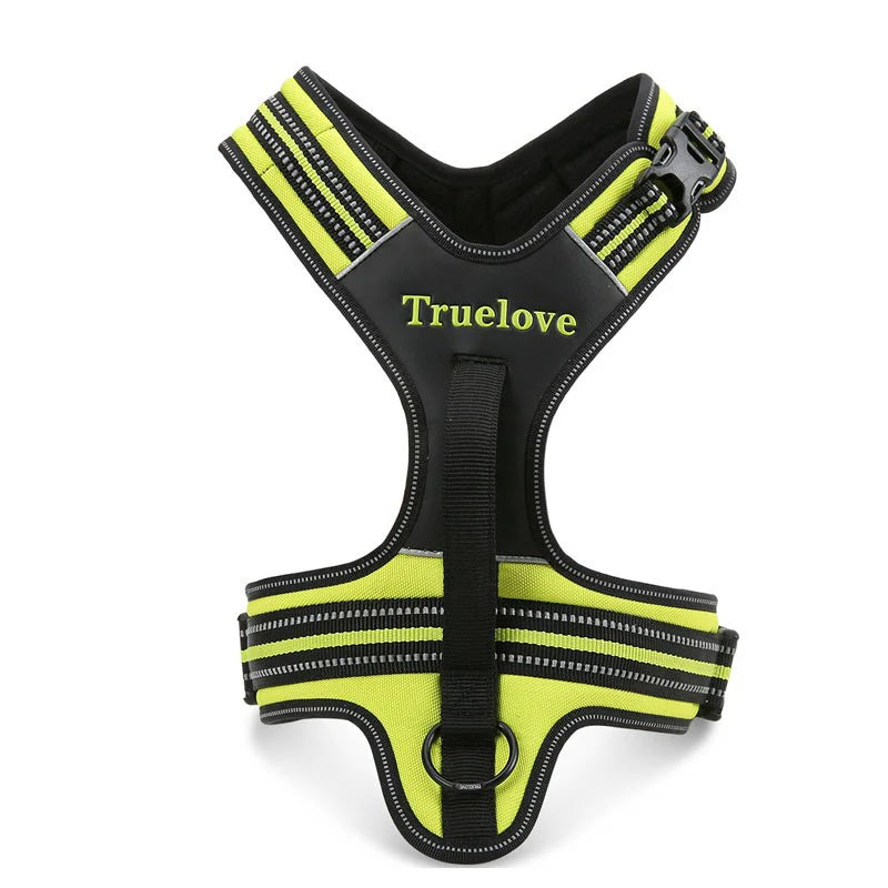 Heavy Duty Sports Dog Harness - Neon Yellow