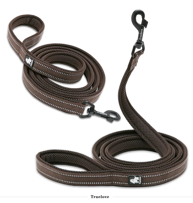 Reflective Pet Leash 2m - Brown