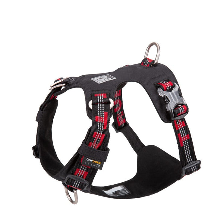 Lightweight Reflective Dog Harness - Black