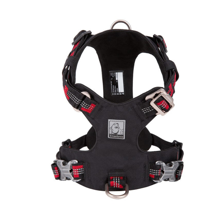 Lightweight Reflective Dog Harness - Black