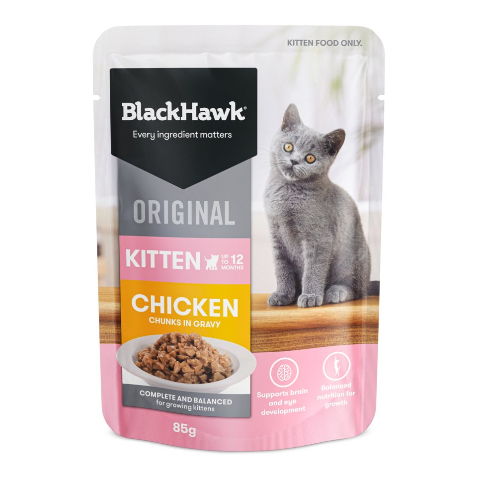 Black Hawk – Pouches – Kitten Food