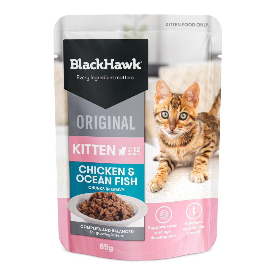 Black Hawk – Pouches – Kitten Food
