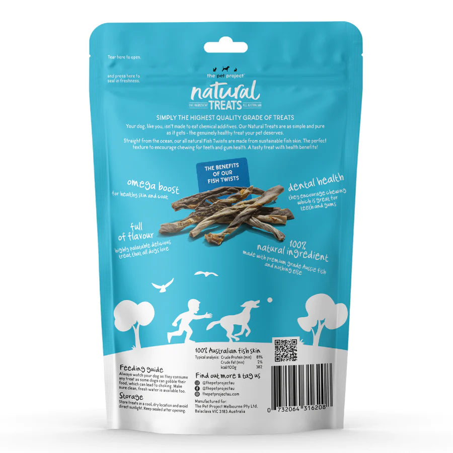 The Pet Project – Natural Dog Treats – Fish Twists