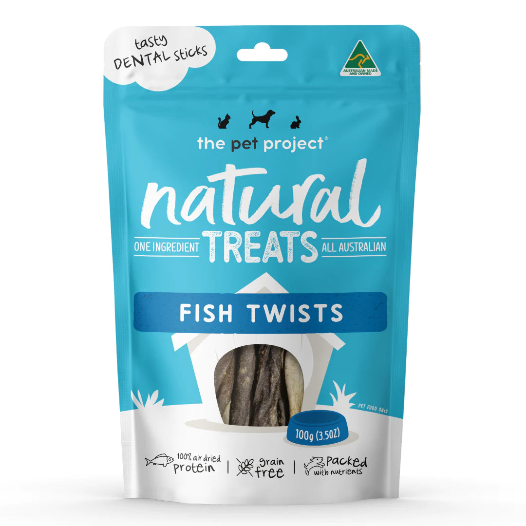 The Pet Project – Natural Dog Treats – Fish Twists