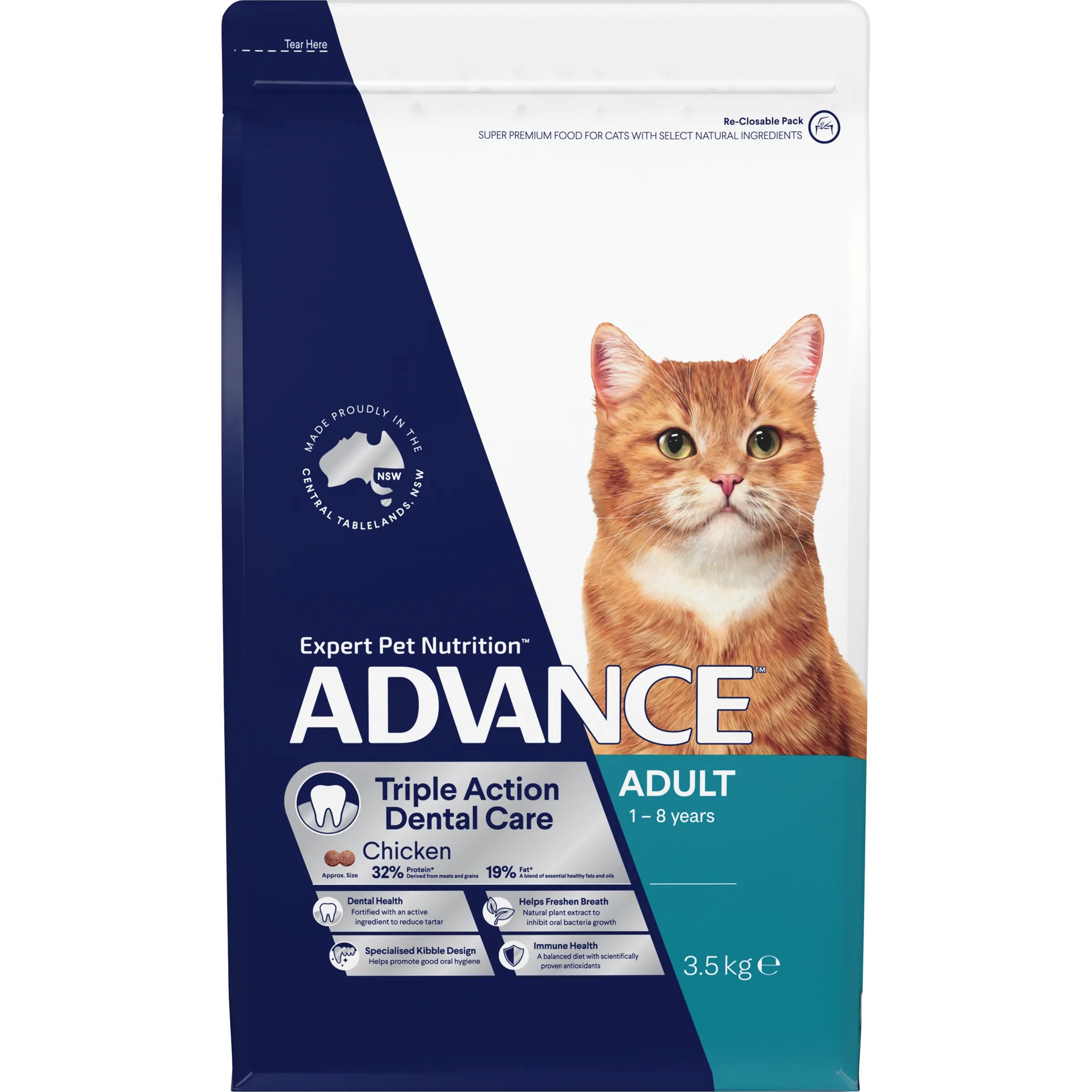 Advance – Adult Cat Food – Triple Action Dental