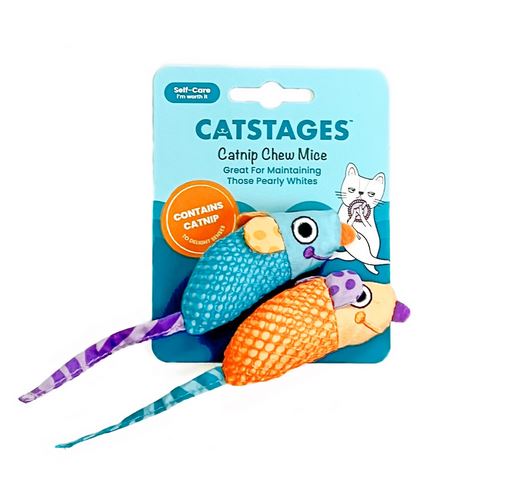 Catstages – Catnip Chew Mice Cat Toy