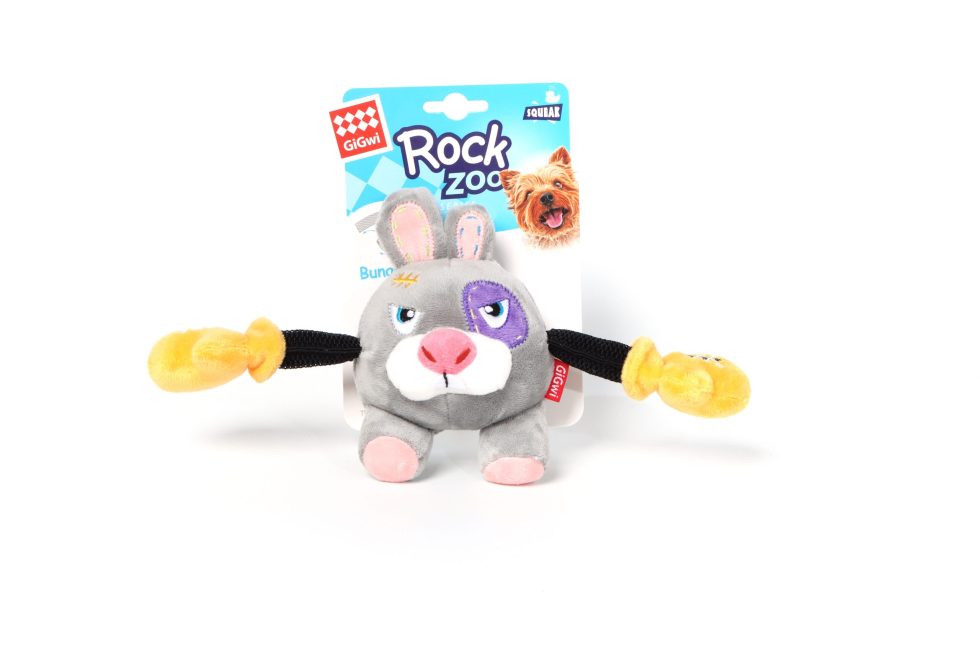 Gigwi – Rock Zoo – Boxer Rabbit Dog Toy