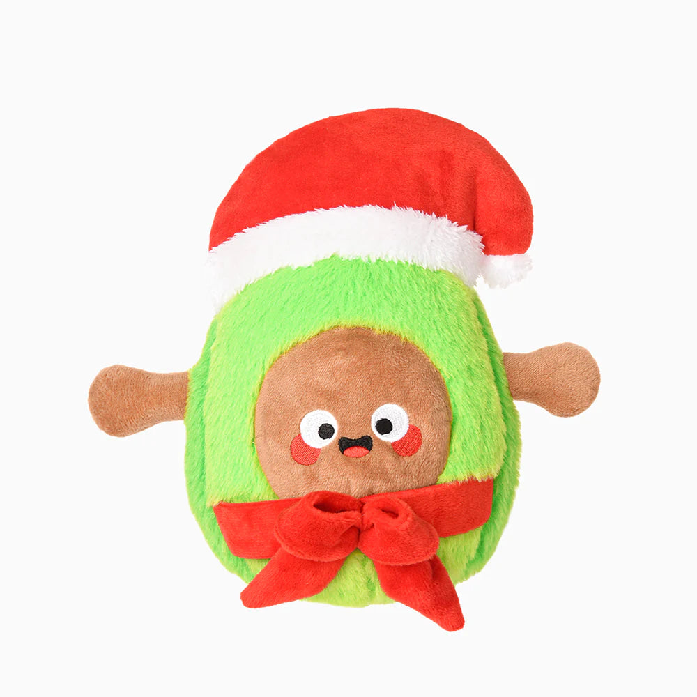 Happy Woofmas – Santa Avocado Dog Toy