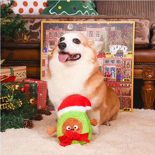 Happy Woofmas – Santa Avocado Dog Toy
