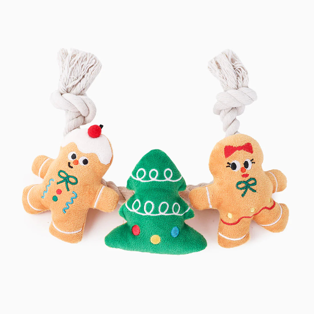 Happy Woofmas – Holiday Gingerbread Dog Toy