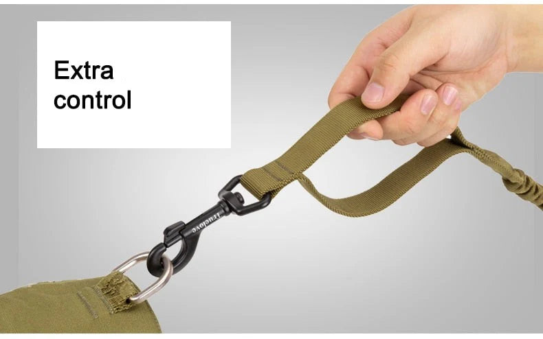 Bungee Dog Leash With Soft Padded Handle - Purple