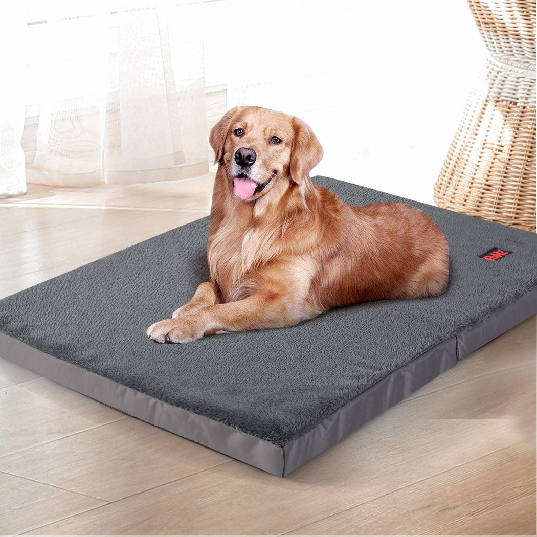 PaWz Pet Bed Foldable Dog Puppy Beds Grey XX-Large-1864184307380260870