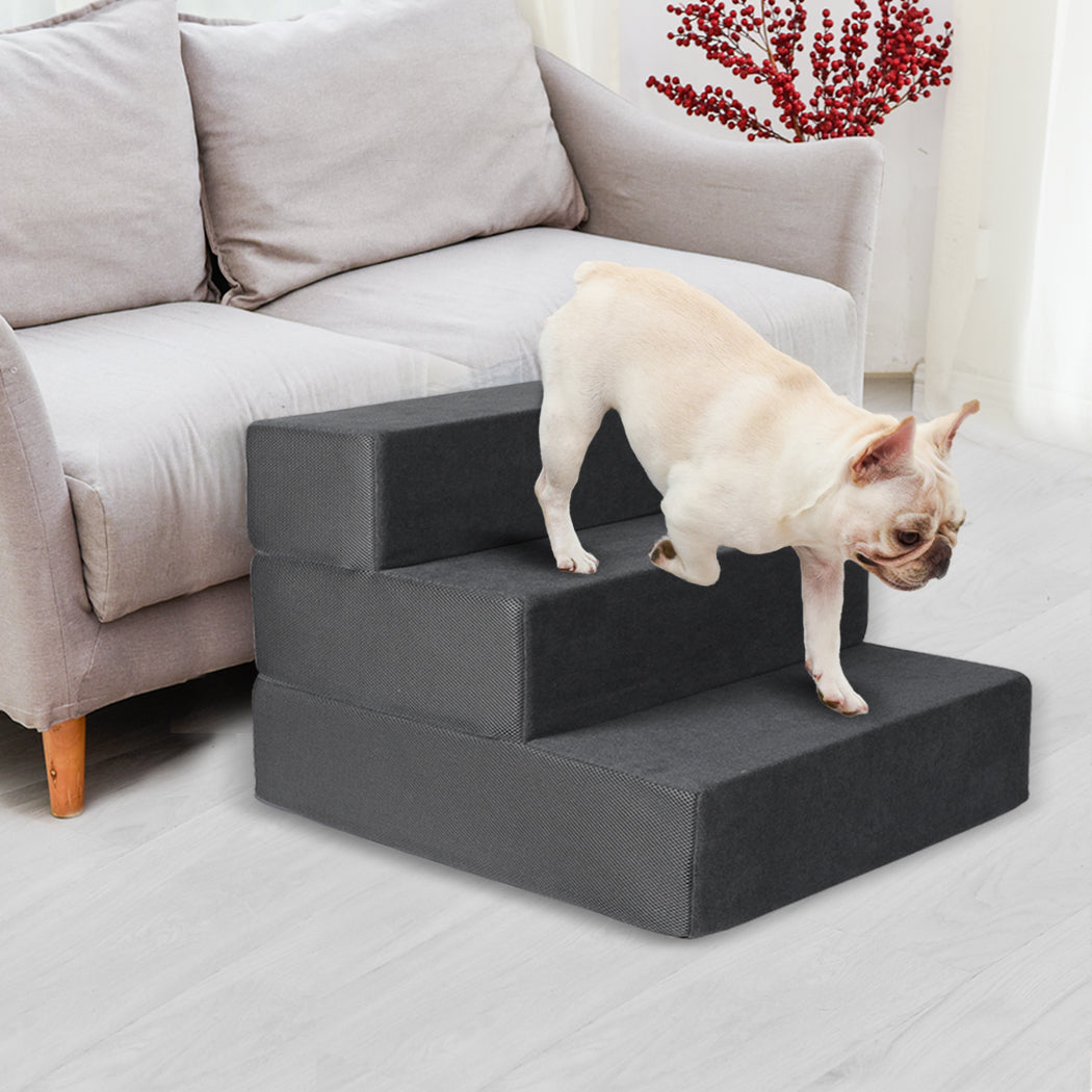 PaWz Multi-steps Dog Ramps For High Double 9KG-1864184507851214854