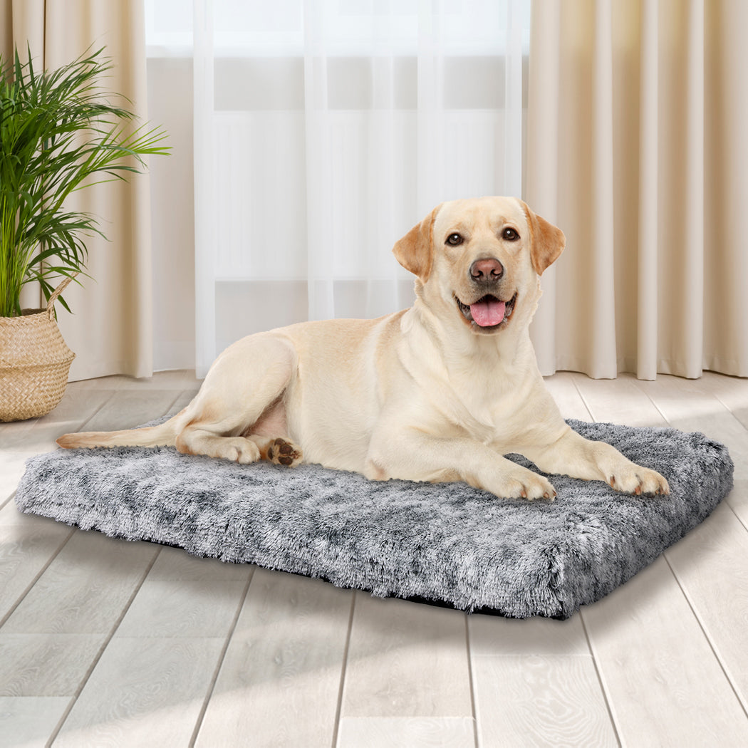 PaWz Dog Mat Pet Calming Bed Memory L Charcoal Large-1864184529011478534