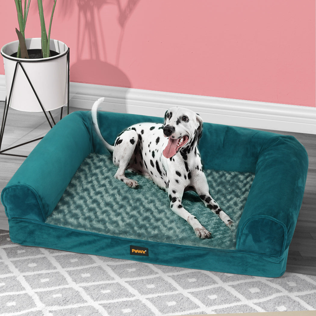 PaWz Pet Bed Sofa Dog Bedding Soft Warm L Blue Large-1864184496438513670