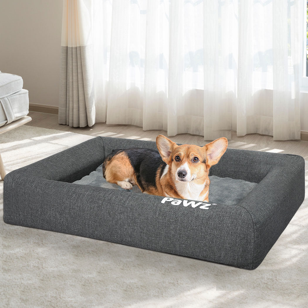 PaWz Memory Foam Pet Bed Calming Dog M Medium-1864184545830637574