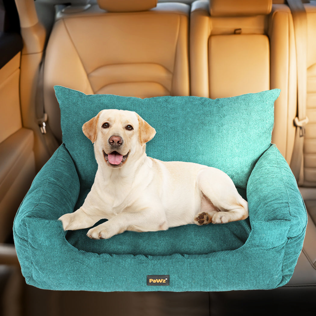 PaWz Pet Car Booster Seat Dog Protector L Green Large-1864184541636333575