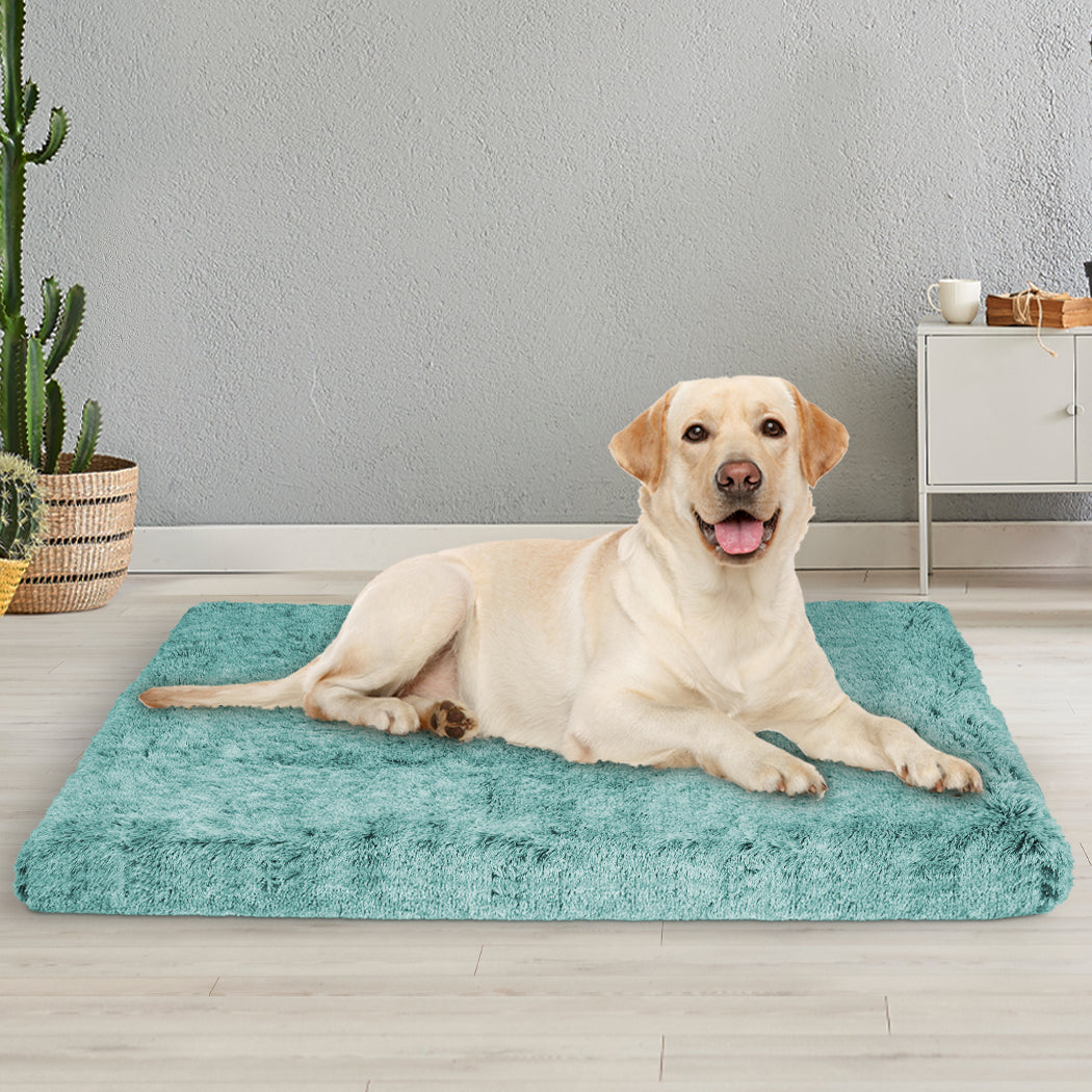 PaWz Dog Mat Pet Calming Bed Memory L Green Large-1864184529292496902
