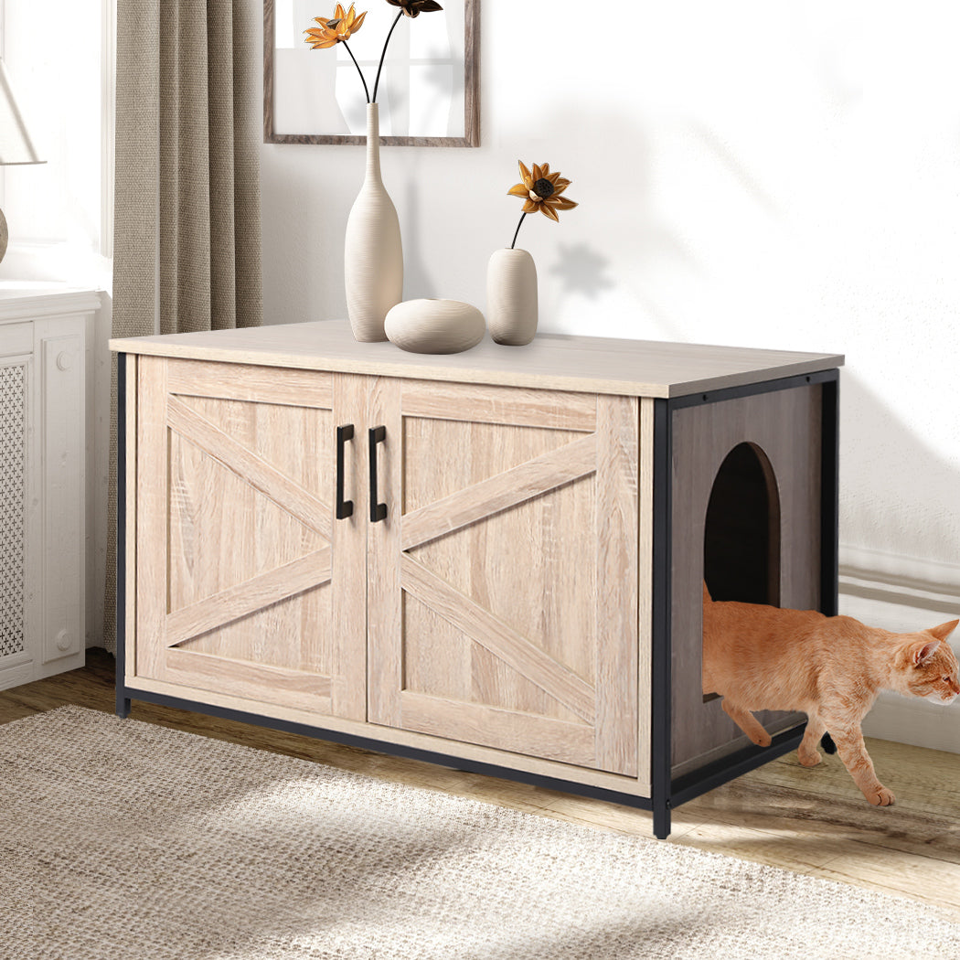PaWz Enclosed Cat Litter Cabinet Box-1864184531976851462