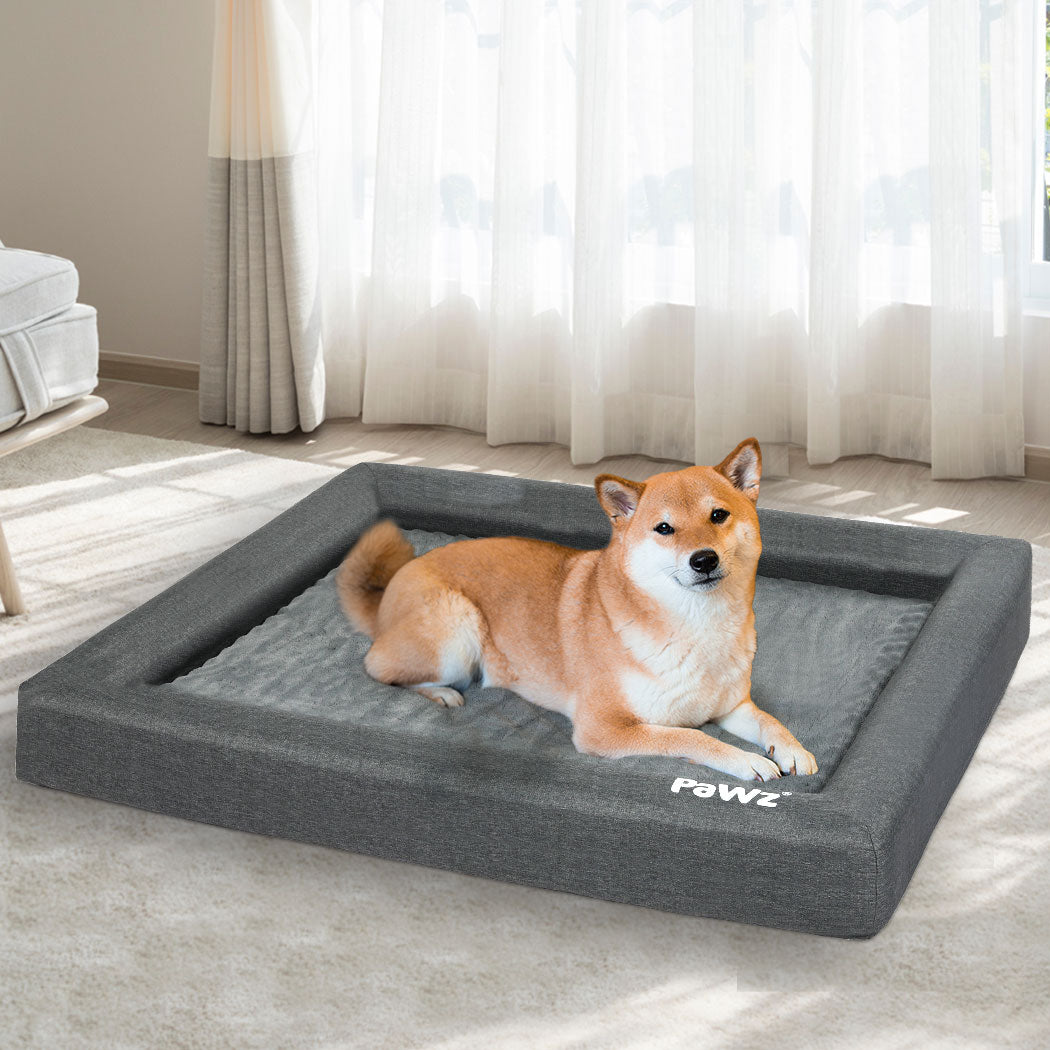 PaWz Memory Foam Pet Bed Calming Dog L Large-1864184545683836934