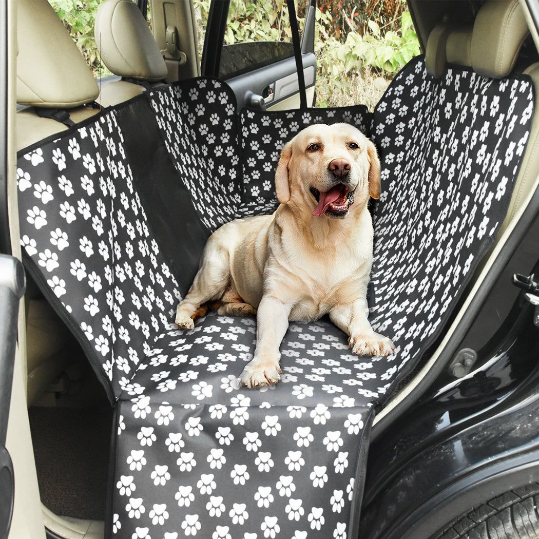 PaWz Pet Back Car Seat Cover Hammock Black-1864184519008063494