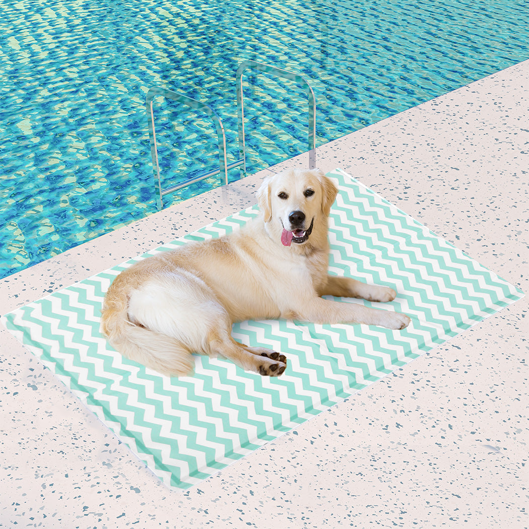 Pawz Pet Cooling Mat XL Green-1894516779863117830
