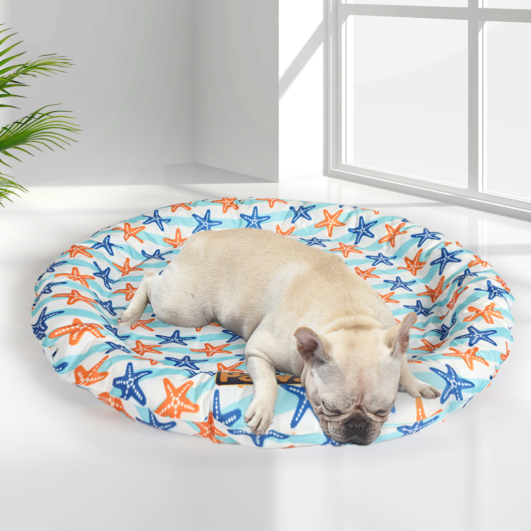 PaWz Pet Cool Gel Mat Cat Bed Dog Bolster L Large-1864184516894134278