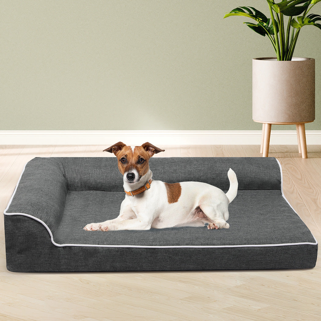 Pawz Orthopedic Dog Bed L Grey-1894516775069028358