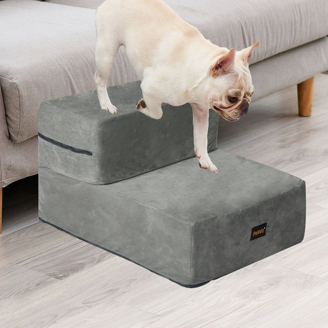 PaWz Pet Stairs 2 Step Ramp Portable Small-1864184495532544006