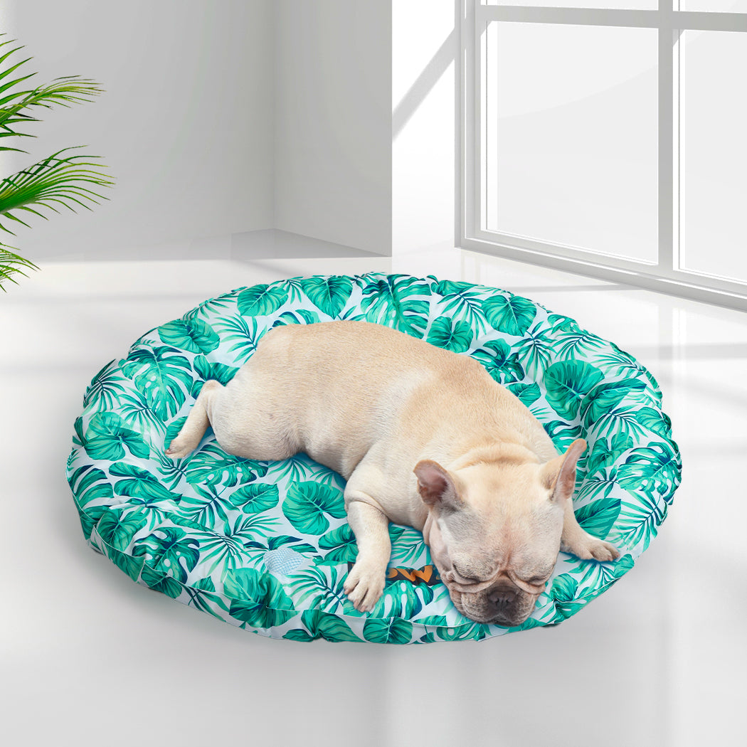 PaWz Pet Cool Gel Mat Cat Bed Dog Bolster M Medium-1886651039738892294