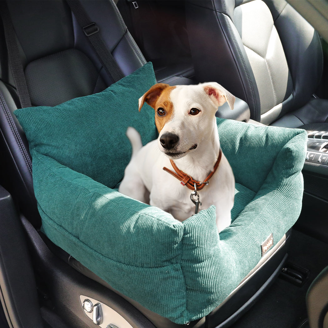 PaWz Pet Car Booster Seat Dog Protector M Green Medium-1864184541925740551