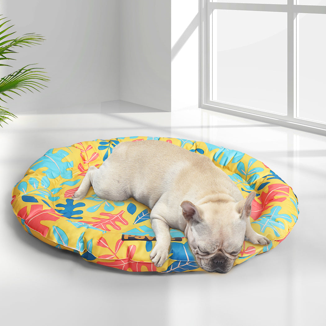 PaWz Pet Cool Gel Mat Cat Bed Dog Bolster L Large-1864184516600532998