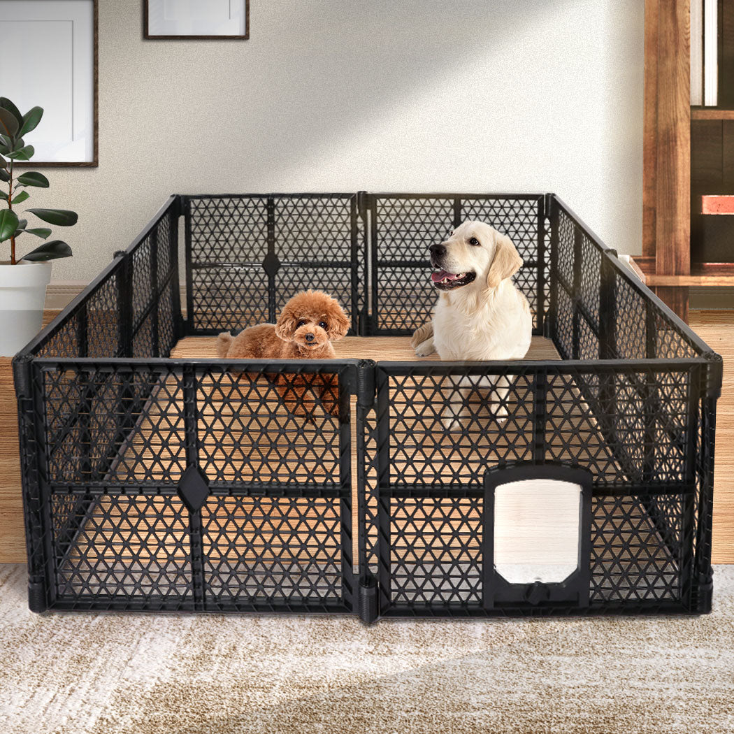PaWz Pet Playpen Folding Dog Plastic L Large-1864184520140525574