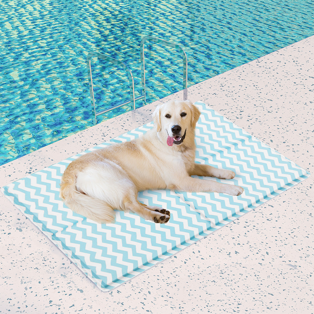 Pawz Pet Cooling Mat XL Blue-1894516779561127943