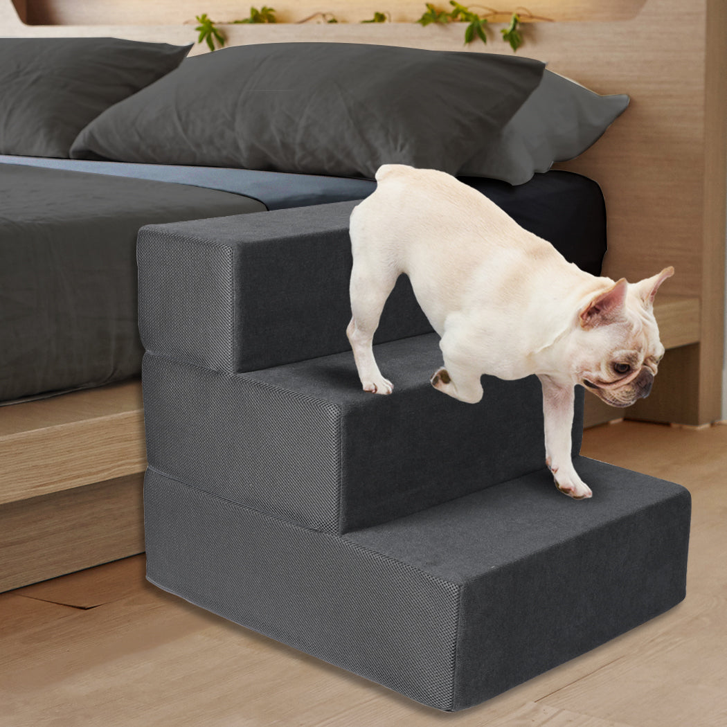 PaWz Multi-steps Dog Ramps For High Double 9KG-1864184507851214855