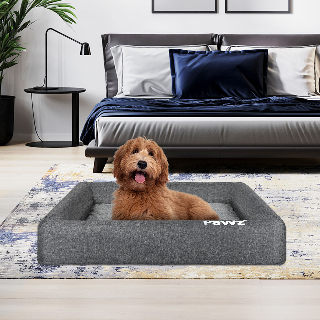 PaWz Memory Foam Pet Bed Calming Dog M Medium-1864184545830637575