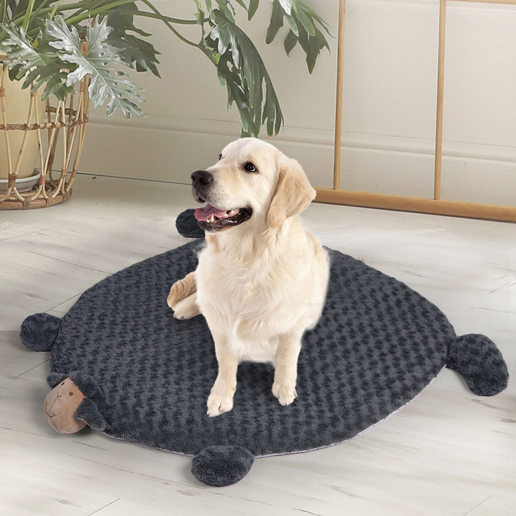 PaWz Pet Bed Cat Calming Beds Dog Squeaky L Charcoal Large-1864184505699536903